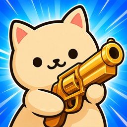 Idle Cat Gunner: Shooter RPG icon