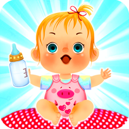 Baby care game for kids icon