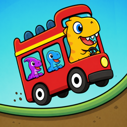 Dinosaur Bus Games for kids icon