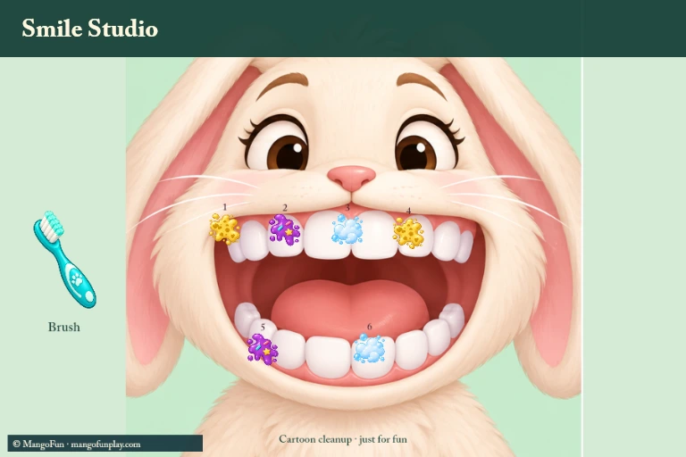 Cartoon Dentist Game cover illustration