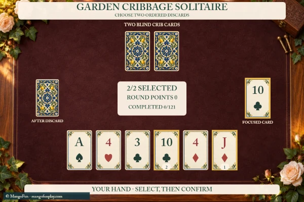 Garden Cribbage Solitaire cover illustration