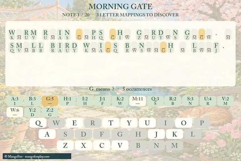 Cryptogram cover illustration