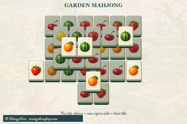 Garden Mahjong cover illustration
