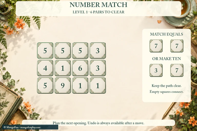 Number Match cover illustration