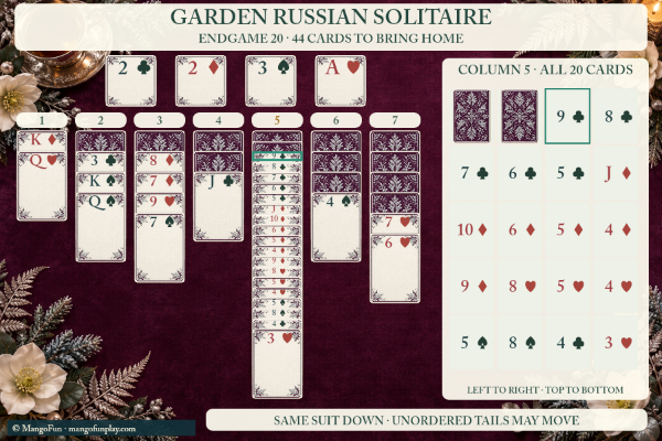 Garden Russian Solitaire cover illustration