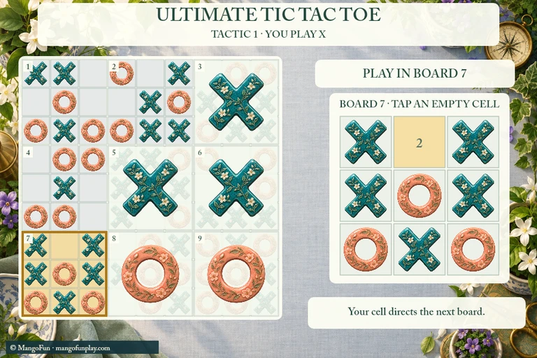 Ultimate Tic Tac Toe cover illustration