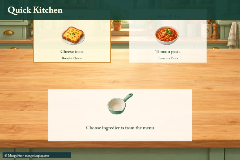 Quick Kitchen Orders cover illustration