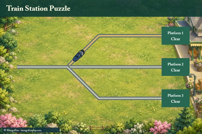 Train Station Puzzle cover illustration